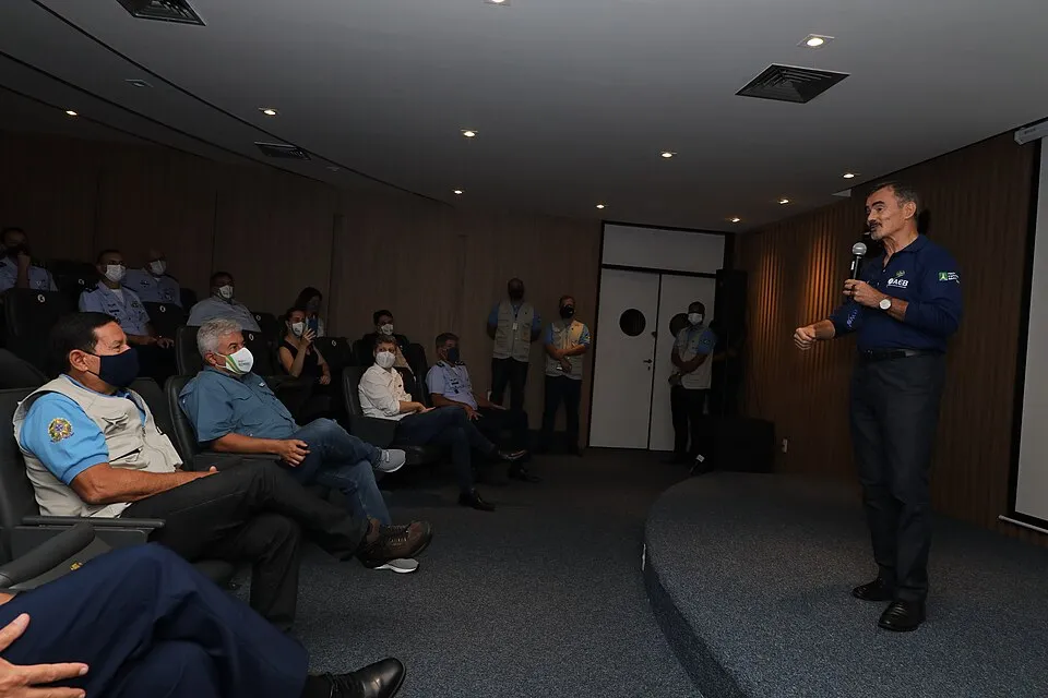 Vista aérea del Centro de Lanzamiento de Alcântara en Brasil