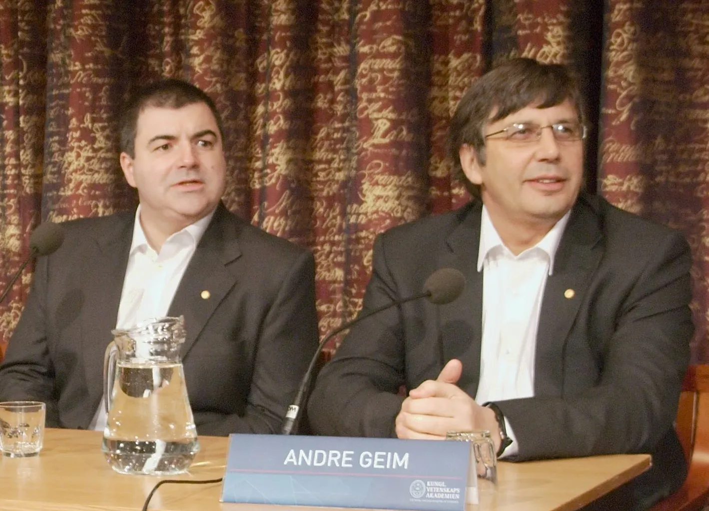 Andre Geim and Konstantin Novoselov