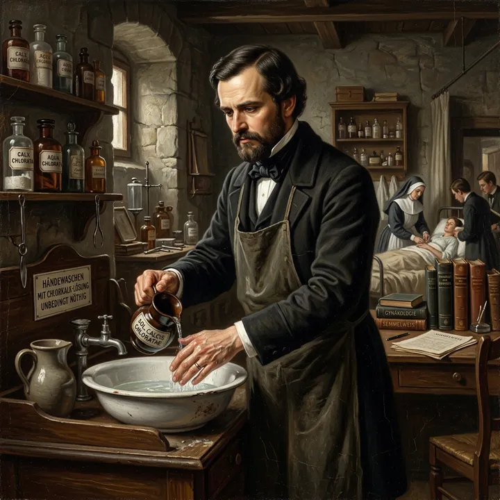 Ignaz Semmelweis: El Lavado de Manos, la Fiebre Puerperal y el Nacimiento de la Antisepsia