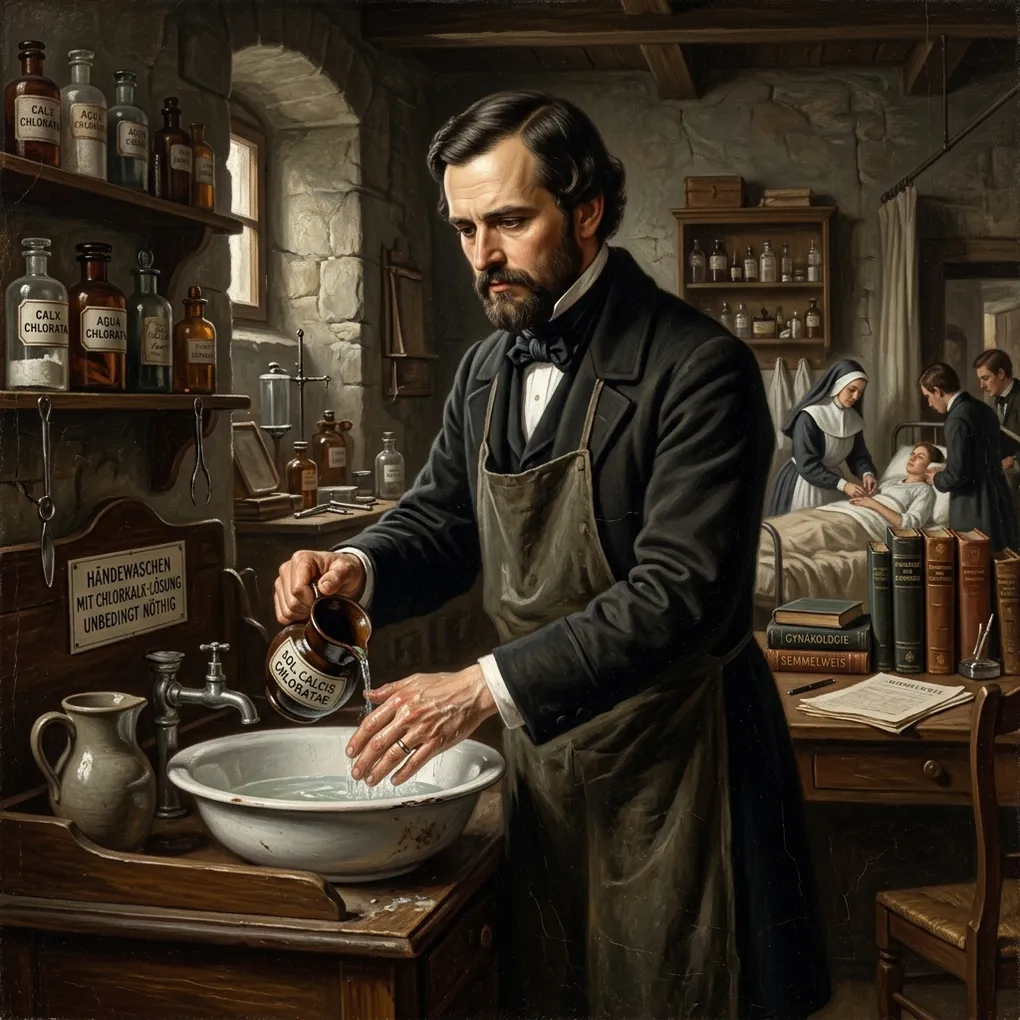 Ignaz Semmelweis: El Lavado de Manos, la Fiebre Puerperal y el Nacimiento de la Antisepsia