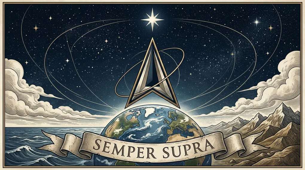 De la Tierra al Cosmos: El Latín en la Heráldica Militar de EE. UU. y el Origen de Semper Supra