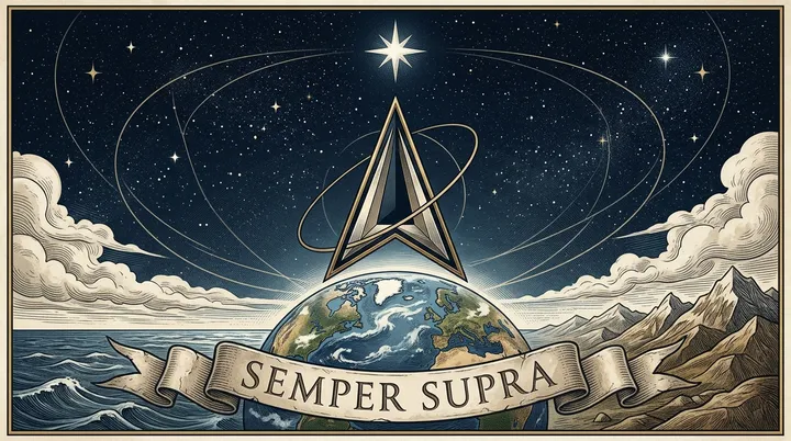 De la Tierra al Cosmos: El Latín en la Heráldica Militar de EE. UU. y el Origen de Semper Supra