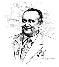 Retrato histórico de Serguéi Pávlovich Koroliov